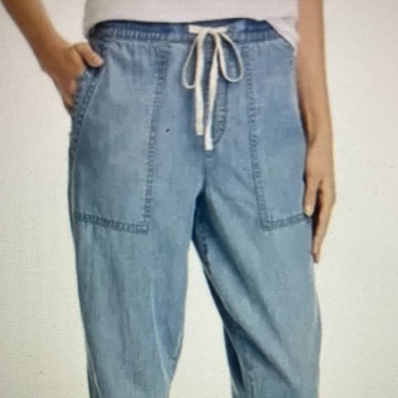 LOFT Pants - Loft Chambray Joggers Size M NWOT